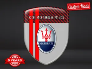 Maserati Wasserfestes Etikett Sportlich Anpassbar Robust